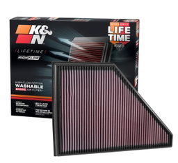 Replacement Air Filter for Chevrolet Traverse & GMC Acadia, view 4, K&N 33-5056