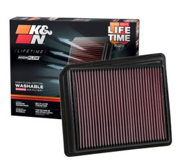 Replacement Air Filter for Nissan TITAN (2017-2024), view 4, K&N 33-5062