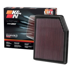 Replacement Air Filter for Chevrolet Silverado, Tahoe & Suburban, view 4, K&N 33-5083