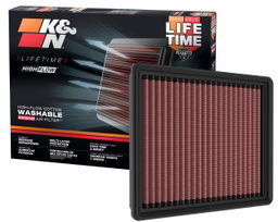 High-Flow Air Filter for Ford Escape & Maverick, view 4, K&N 33-5122