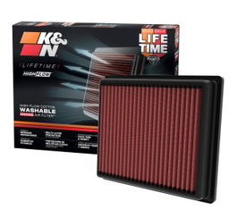 High-Flow Air Filter for Nissan Pathfinder & QX60, view 4, K&N 33-5126