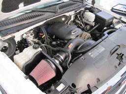 Cold Air Intake for Silverado & Sierra HD (2001-2006) shown installed, K&N 57-3031-1