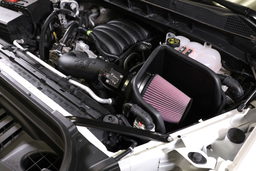 63 Series Intake Kit for Silverado 1500 & Escalade shown installed, K&N 63-3110
