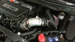 Metal Intake for Honda Civic & Acura ILX (2012-2015) shown installed, K&N 69-1019TS