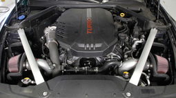 Metal Intake for Kia Stinger & Genesis G70, view 4, K&N 69-5318TS