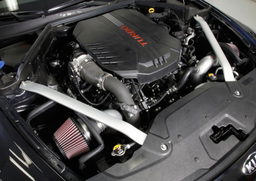 Metal Intake for Kia Stinger & Genesis G70, view 5, K&N 69-5318TS