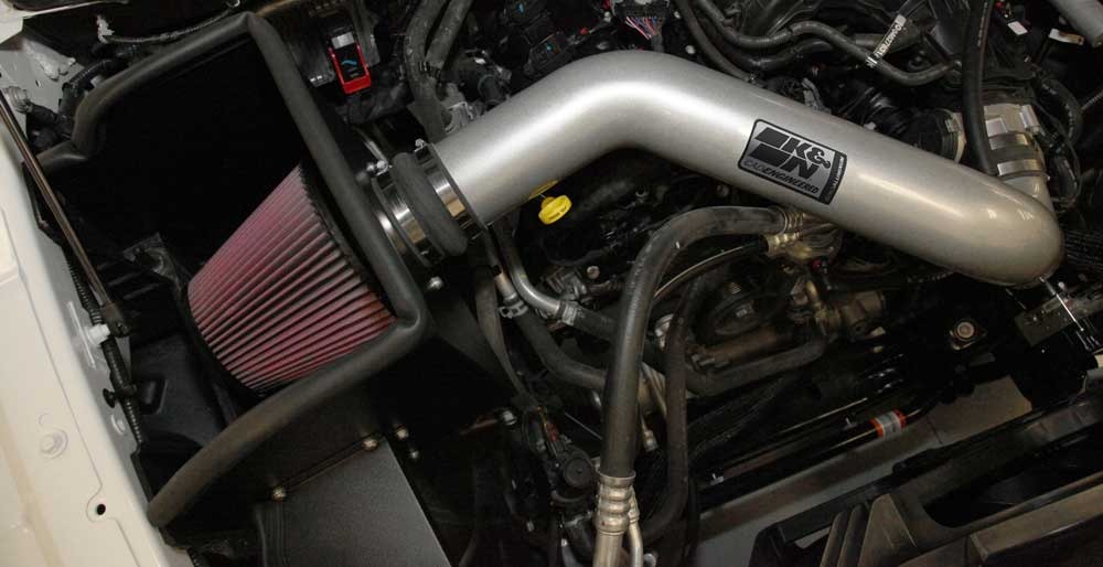 K&N Silver Metal Intake for Ram 1500