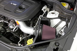 Silver Metal Intake for Durango & Grand Cherokee, view 5, K&N 77-1572KS