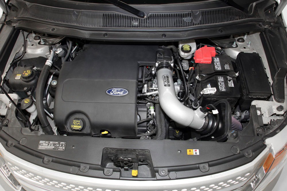 K&N Silver Metal Intake for Ford Explorer