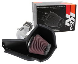 Silver Metal Intake for Ford Edge (2015-2018), view 5, K&N 77-2592KS