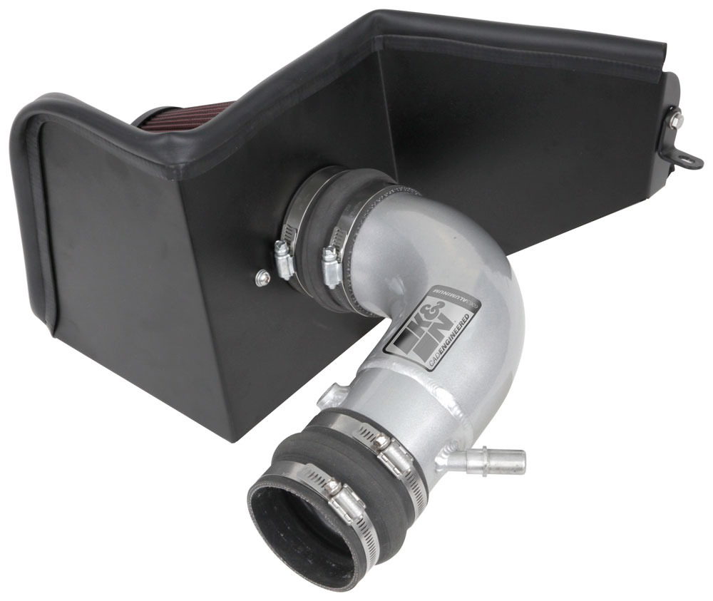K&N Silver Metal Intake for Ford Edge