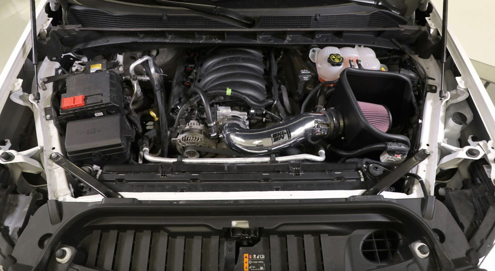 K&N Polished Metal Intake for Silverado 1500 & Escalade
