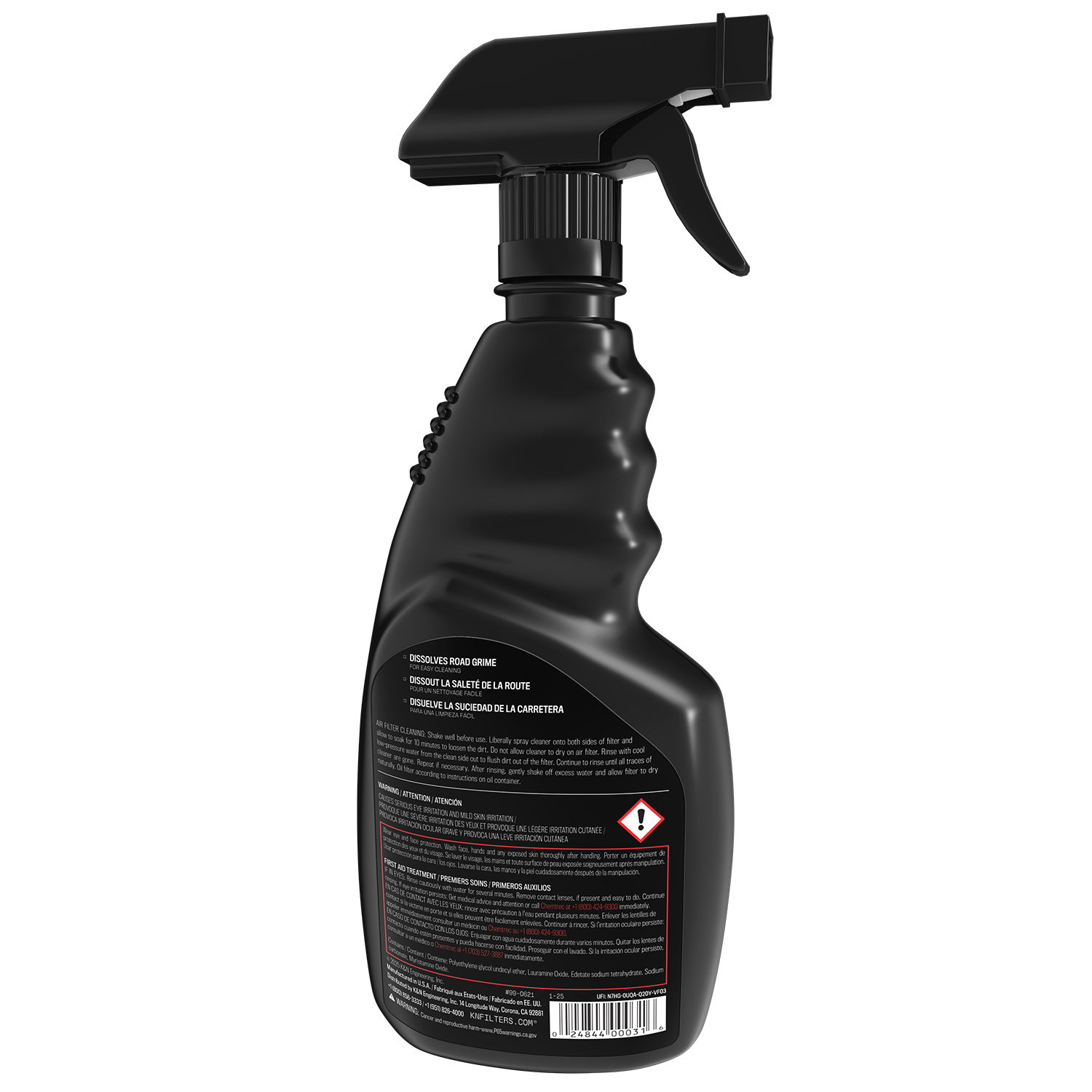 K&N Power Kleen Filter Cleaner, 32 oz Trigger Sprayer