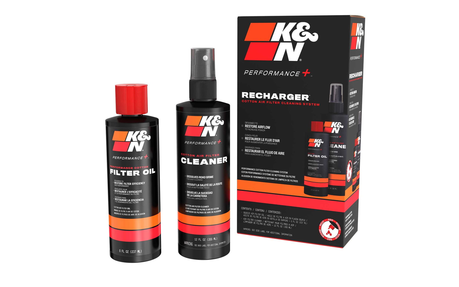 K&N K&N Filter Care Service Kit - Squeeze Red 99-5050