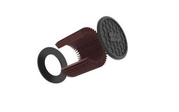 Round Air Filter for Ford Bronco & Ranger, view 4, K&N E-0634