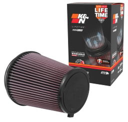 Round Air Filter for Ford F-150 & Mustang Mach 1, view 3, K&N E-0649