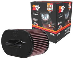 Round Air Filter for Maserati Ghibli & Levante, view 3, K&N E-0651