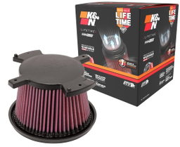 Round Air Filter for Silverado & Sierra HD, view 2, K&N E-0781