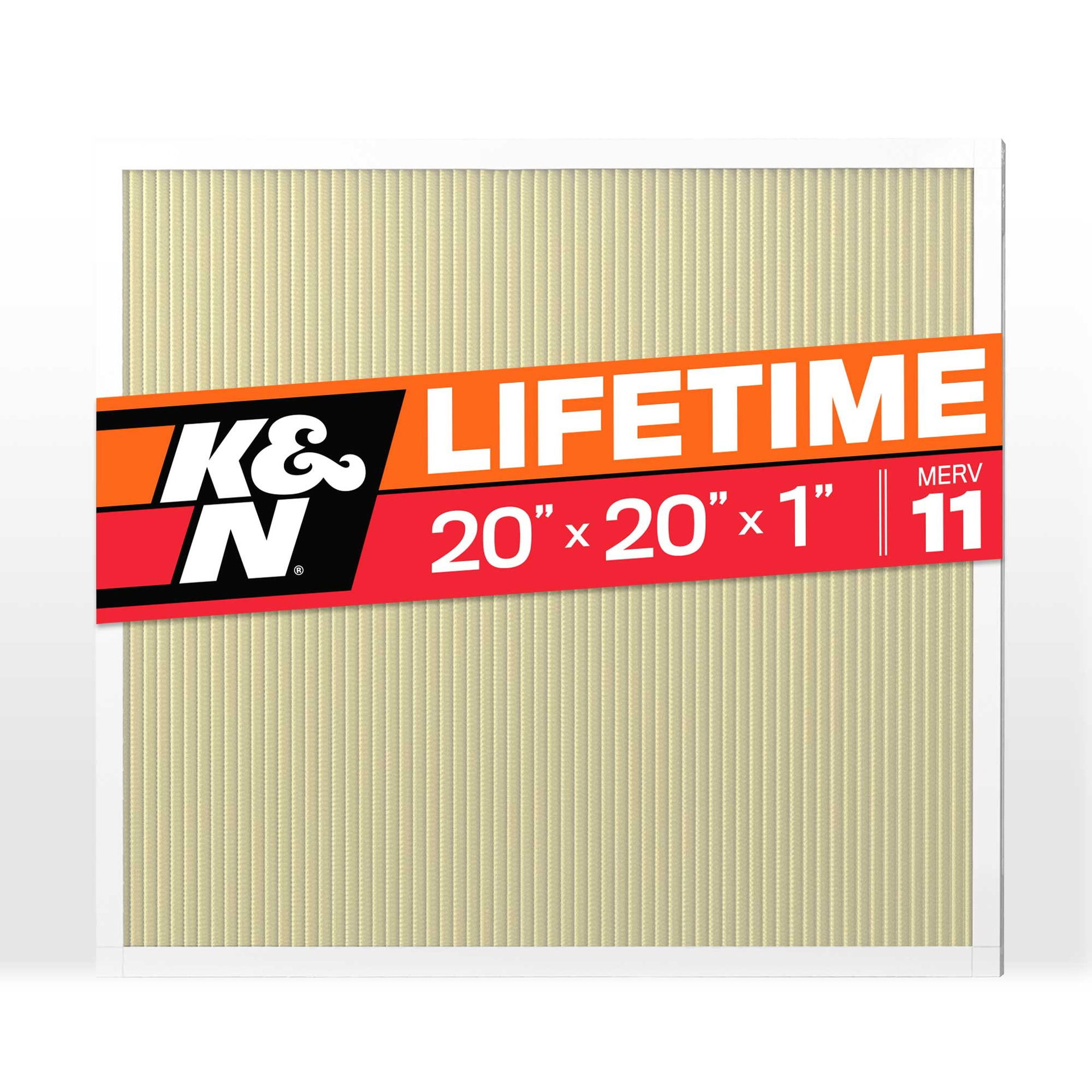 K&N HVAC Filter, 20 x 20 x 1, MERV 11