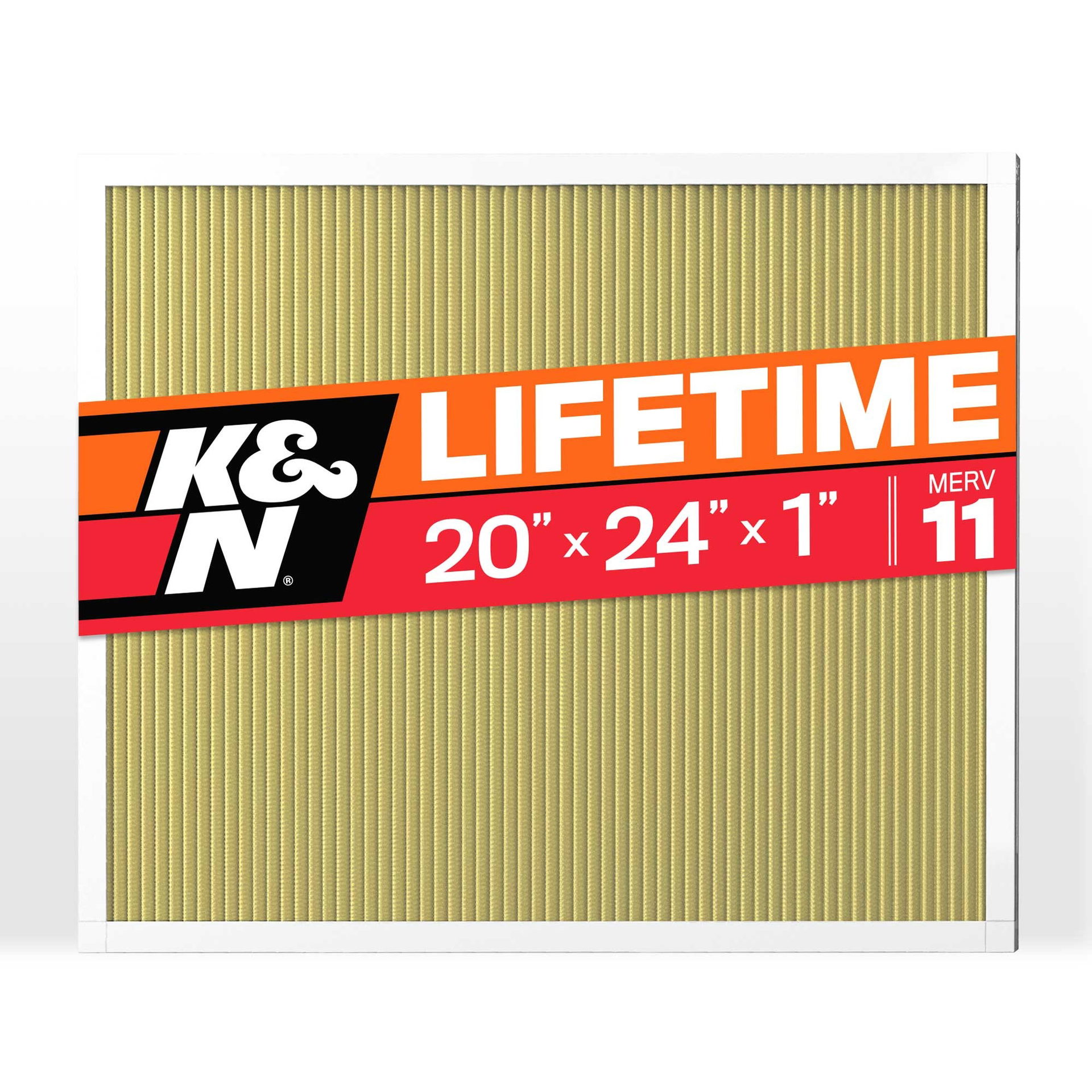 K&N HVAC Filter, 20 x 24 x 1, MERV 11