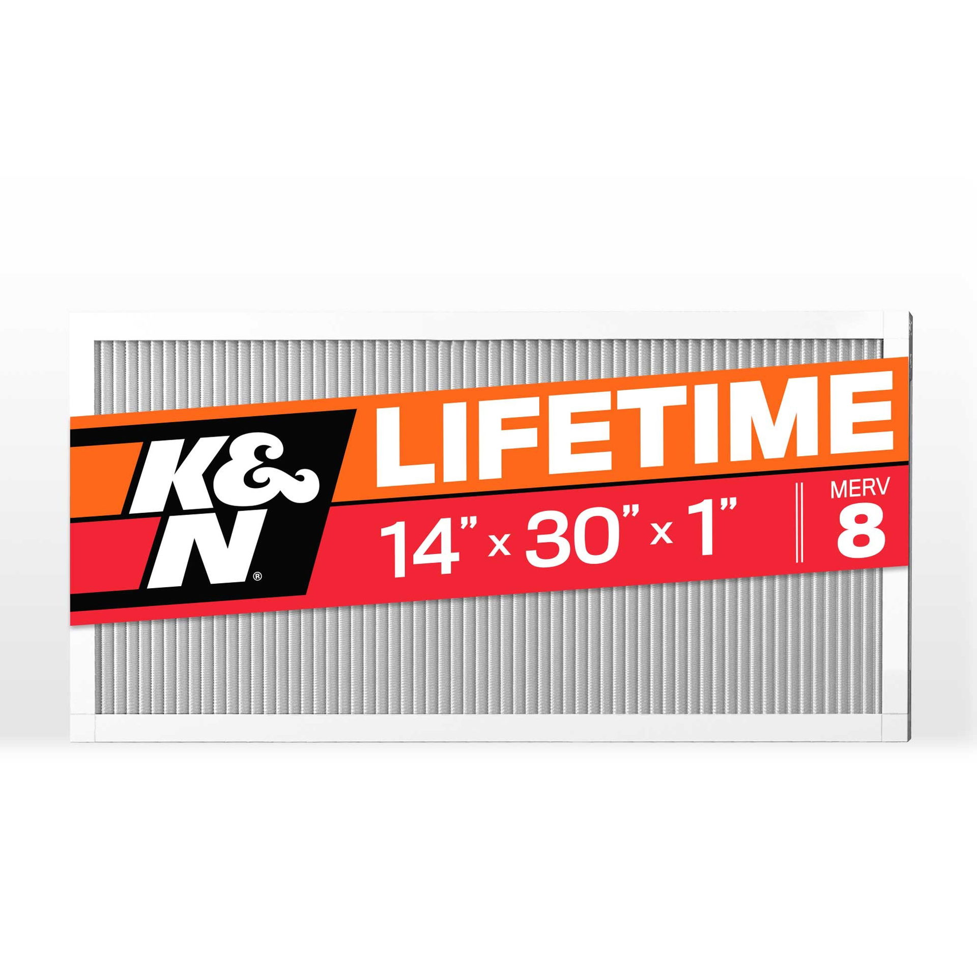 K&N HVAC Filter, 14 x 30 x 1, MERV 8