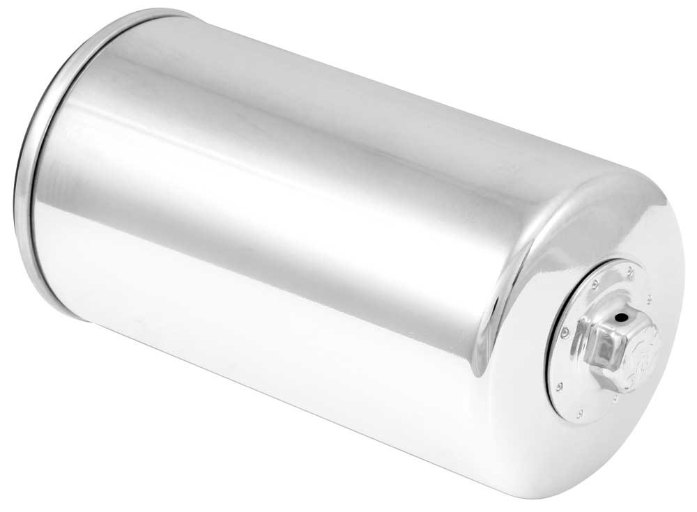 K&N Chrome Oil Filter for Harley-Davidson Dyna Glide