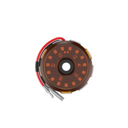KC HiLiTES KC Cyclone V2 LED Flood Amber 1-Light Universal 1360, view 4