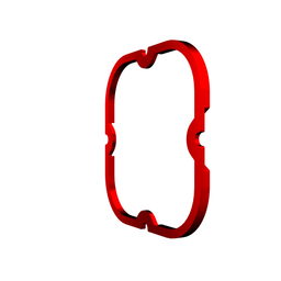 KC HiLiTES KC Bezel Ring KC FLEX ERA 4 Red 1PC 30571, view 4