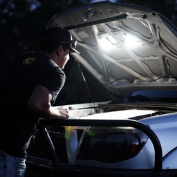 KC HiLiTES KC Cyclone V2 LED Under Hood 2-Light System Universal 355, view 2