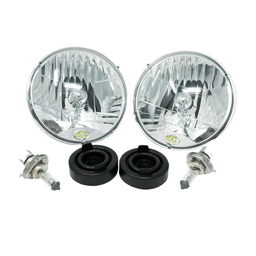 H4 Halogen 7 in. Headlights for Jeep Wrangler TJ, KC HiLiTES 42301