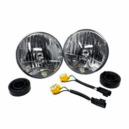 H4 Halogen 7 in. Headlights for Jeep Wrangler JK, KC HiLiTES 42302