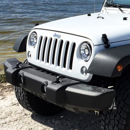 Gravity LED 7 in. Headlights for Jeep Wrangler JK, view 4, KC HiLiTES 42341