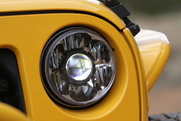 Gravity LED 7 in. Headlights for Jeep Wrangler JK, view 6, KC HiLiTES 42341