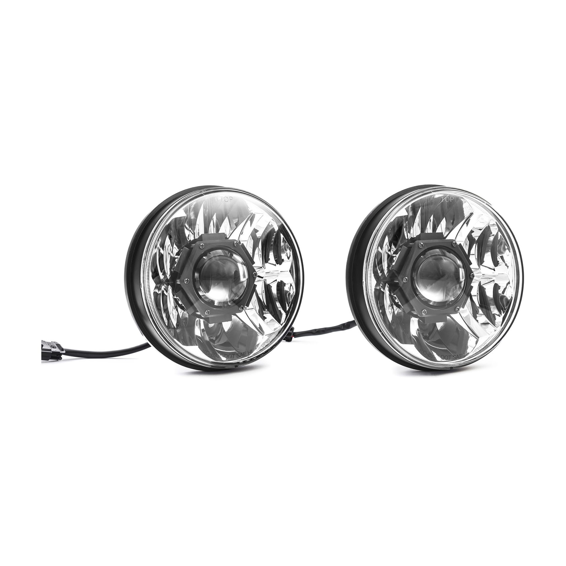 KC HiLiTES Gravity LED 7 in. Headlights for Wrangler JL & Gladiator