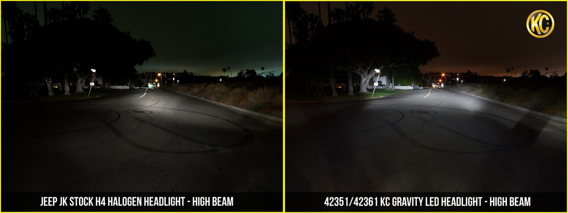 KC HiLiTES Gravity LED 7 in. Headlights for Jeep Wrangler TJ