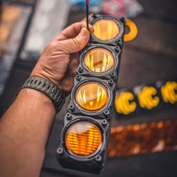 KC HiLiTES KC Lens FLEX ERA Bar Combo Yellow 4274, view 6
