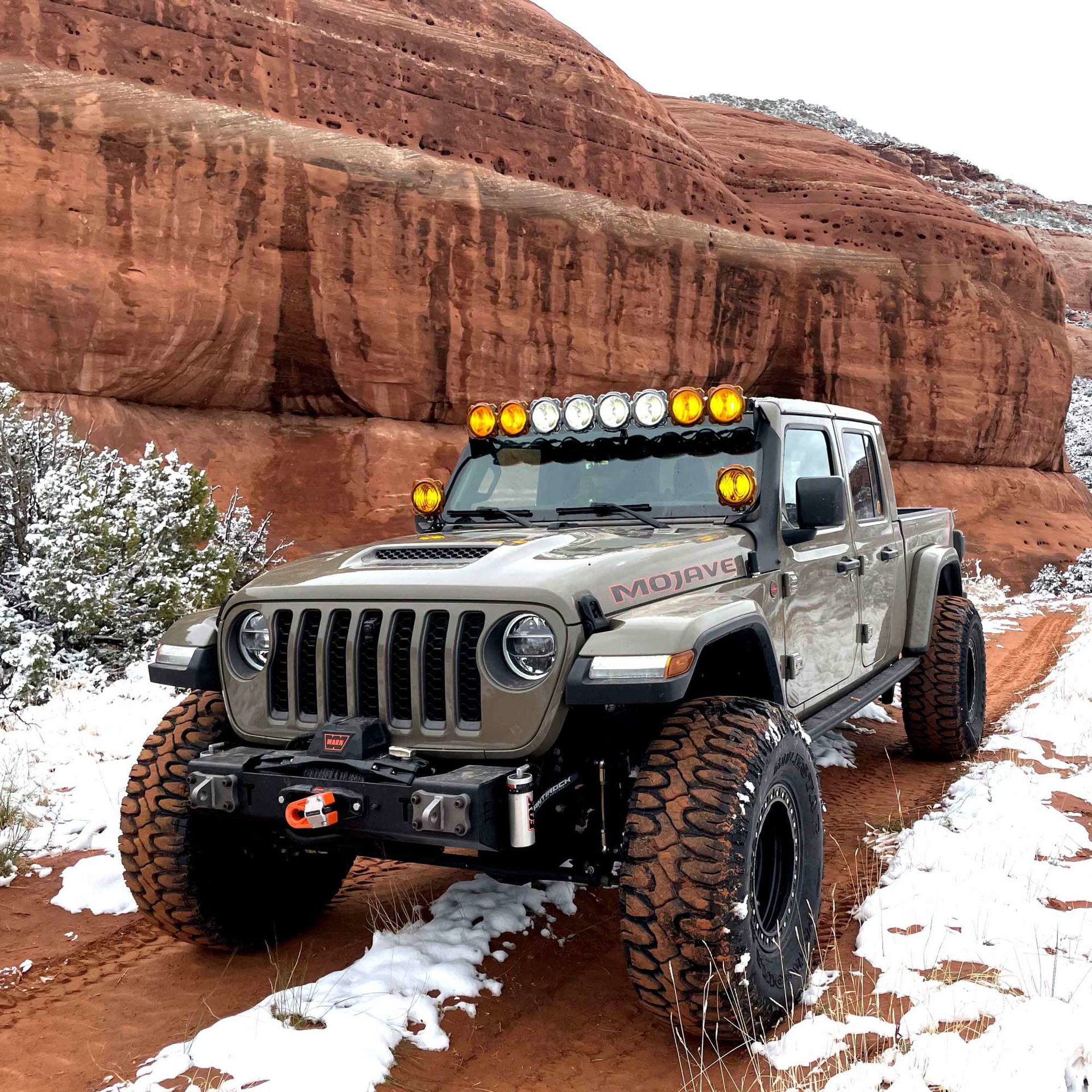 KC HiLiTES 50 in. Overhead Mount Set for Jeep 392 & Mojave