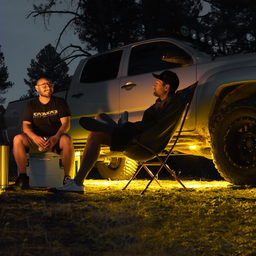 KC HiLiTES KC Cyclone V2 LED Rock Light - 6-Light System - Amber - 5W Flood Beam 91041