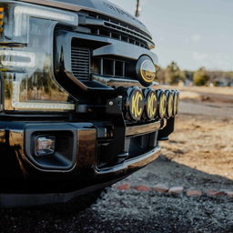 Pro6 Gravity LED 7-Light Bumper Kit for Super Duty, view 3, KC HiLiTES 91346
