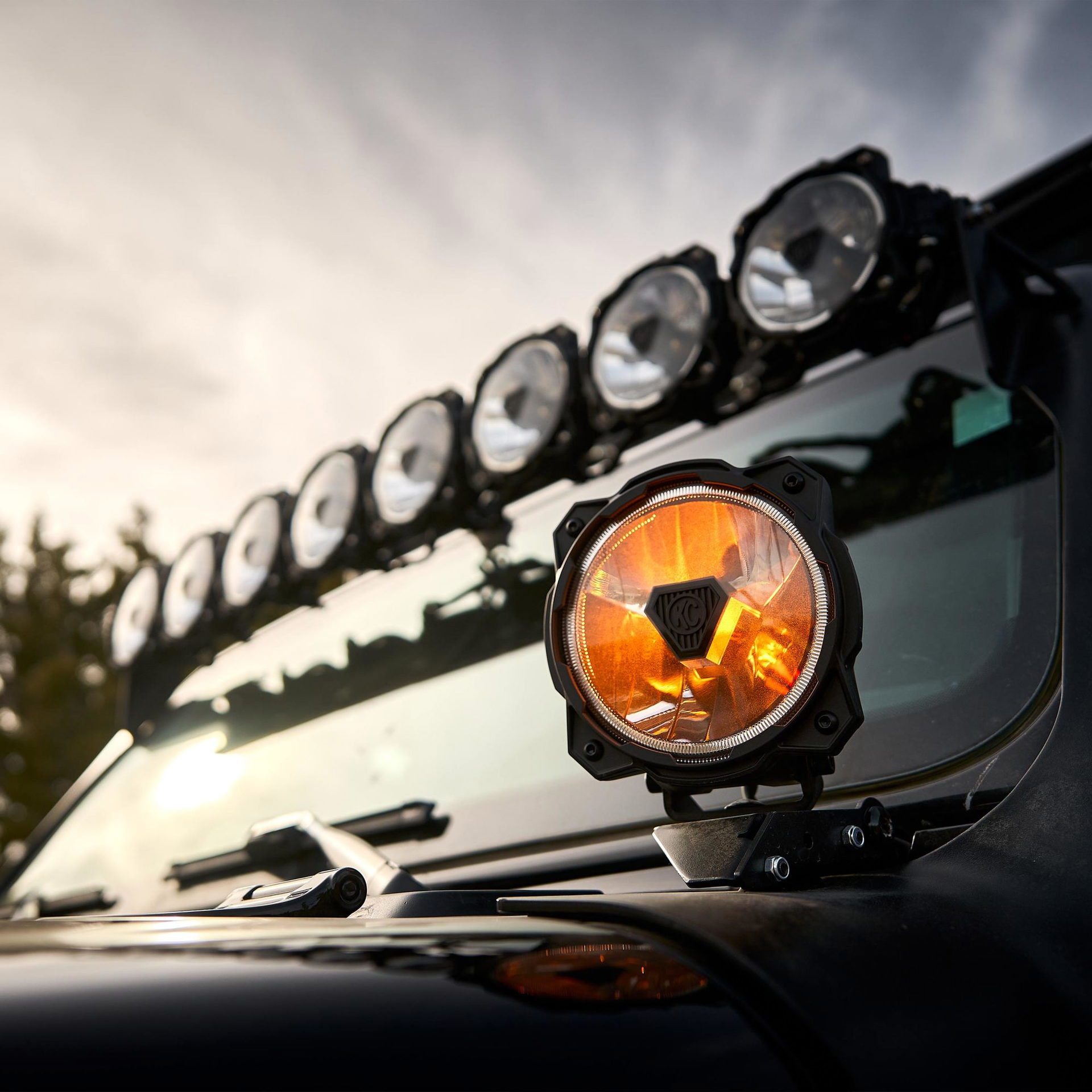 KC HiLiTES KC HiLiTES Gravity® Titan™ LED - 6" 2-Pack - Wide-40 Beam 91403