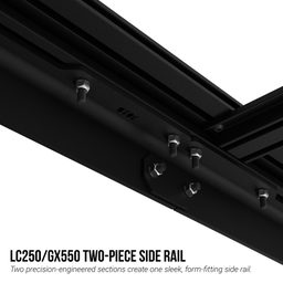 Platform One Roof Rack for GX 550 & Land Cruiser, view 4, KC HiLiTES 92301