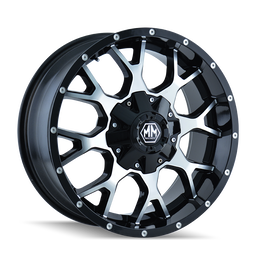 Mayhem WARRIOR (8015) GLOSS BLACK MACHINED 8015-2937B18