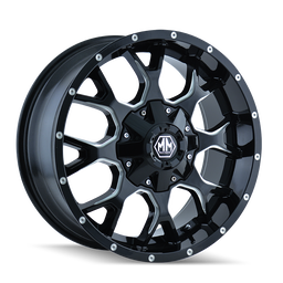 Mayhem WARRIOR (8015) GLOSS BLACK MILLED 8015-7937M18
