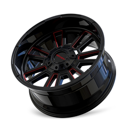 Mayhem APOLLO (8115) GLOSS BLACK MILLED PRISM RED 8115-2970BTR, view 3