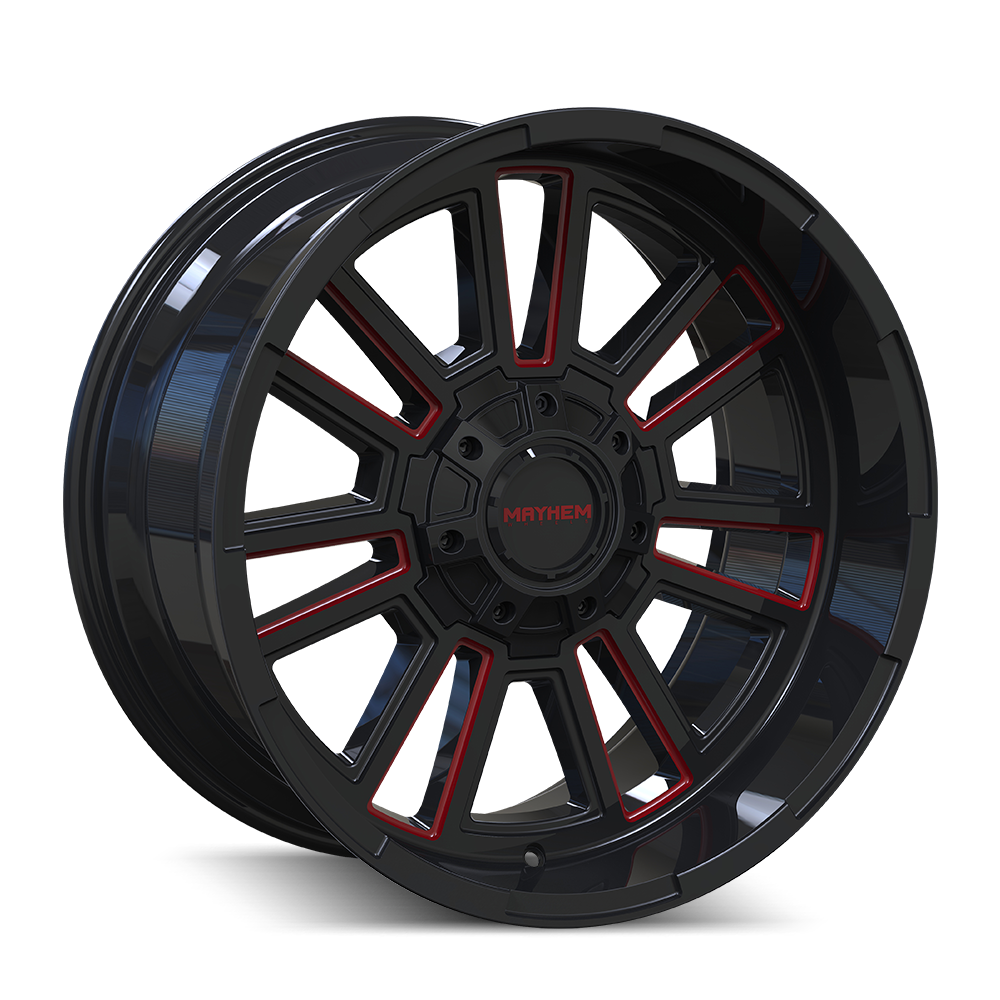 Mayhem Mayhem APOLLO (8115) GLOSS BLACK MILLED PRISM RED 8115-2970BTR
