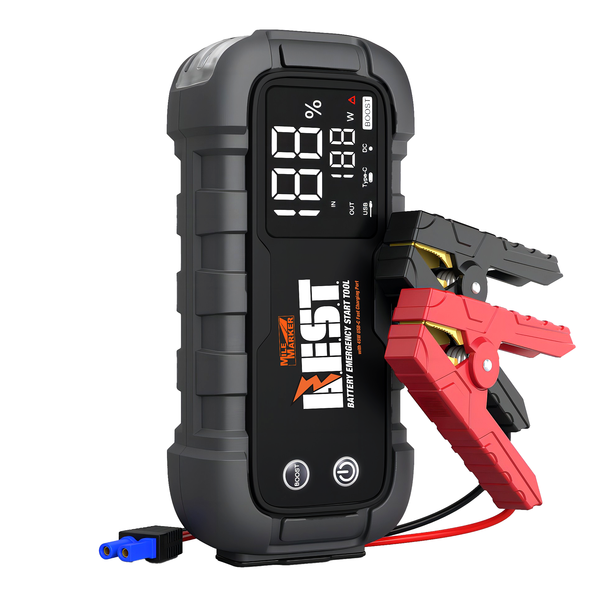 Mile Marker Mile Marker B.E.S.T. - Battery Emergency Start Tool, Heavy Duty Jump Starter 32001