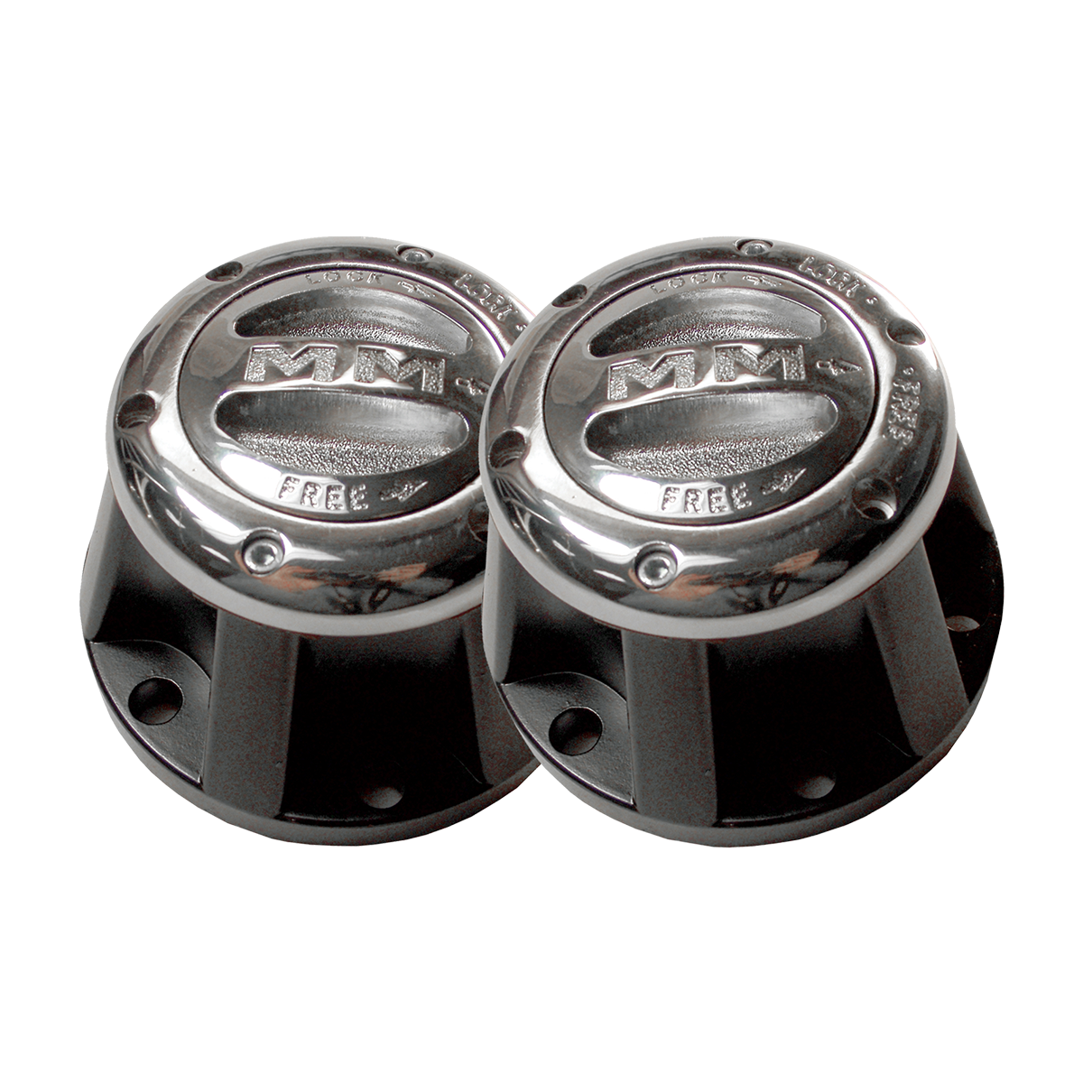 Mile Marker Supreme Locking Hubs, 6-Bolt 19-Spline Dana 44HD
