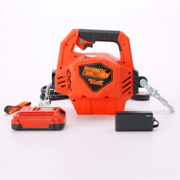 Rhino Pull 1000 lb Portable Winch with Synthetic Rope, view 2, Mile Marker 71-1000
