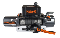 Mile Marker 12K SEC12(ES) WATERPROOF RECOVERY WINCH WITH SYNTHETIC ROPE 76-53251BW, view 2