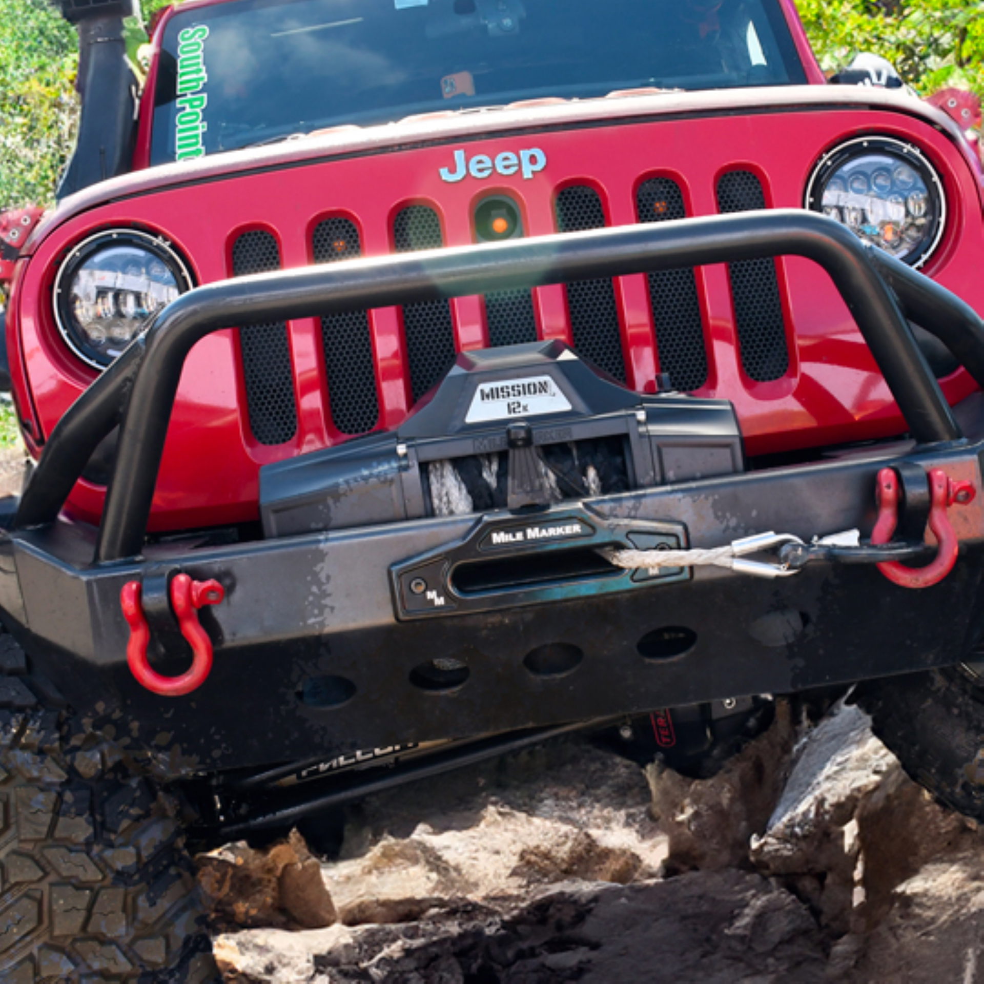 Mile Marker Mile Marker 12K MISSION RECOVERY WINCH WITH SYNTHETIC ROPE 78-53251WR